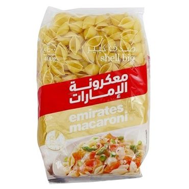 Emirates Macaroni 400Gm-Shell Big, 20 Pieces Per Carton